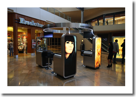 Natur Hair Kiosk Before